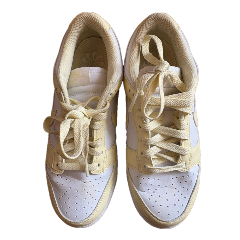 Yellow and White Sneakers Nike